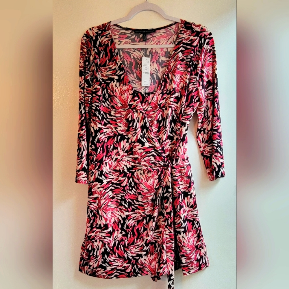 White House Black Market Floral Skort Romper